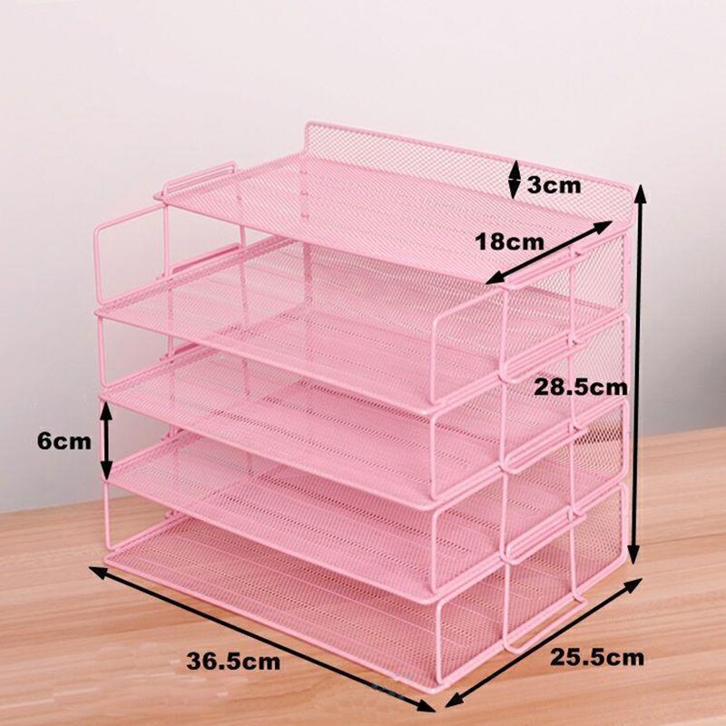 Metalowe wielofunkcyjne tace na dokumenty A4 plik Papepr lista uchwyt magazyn materiałów piśmienniczych Bookend biuro szkolne Organizer na biurko