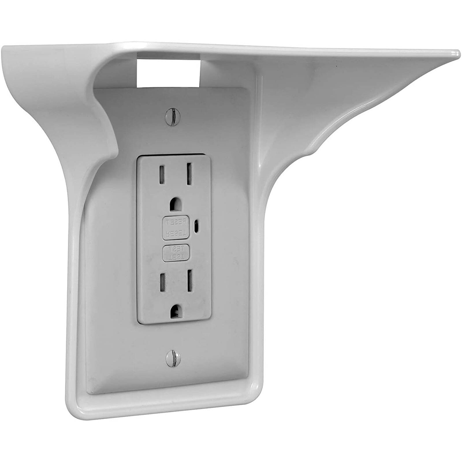 Enkele Stopcontact Plank Thuis Muur Organisator Voor Outlets Badkamer Plank Bad Douche Aluminium Zwart Badkamer Plank