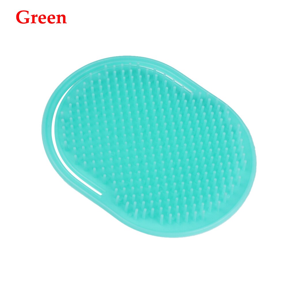 Pocket Travel Hair Comb Brush Men Beard Mustache Palm Scalp Massage Portable Hairbrush Hair Care Styling: Green