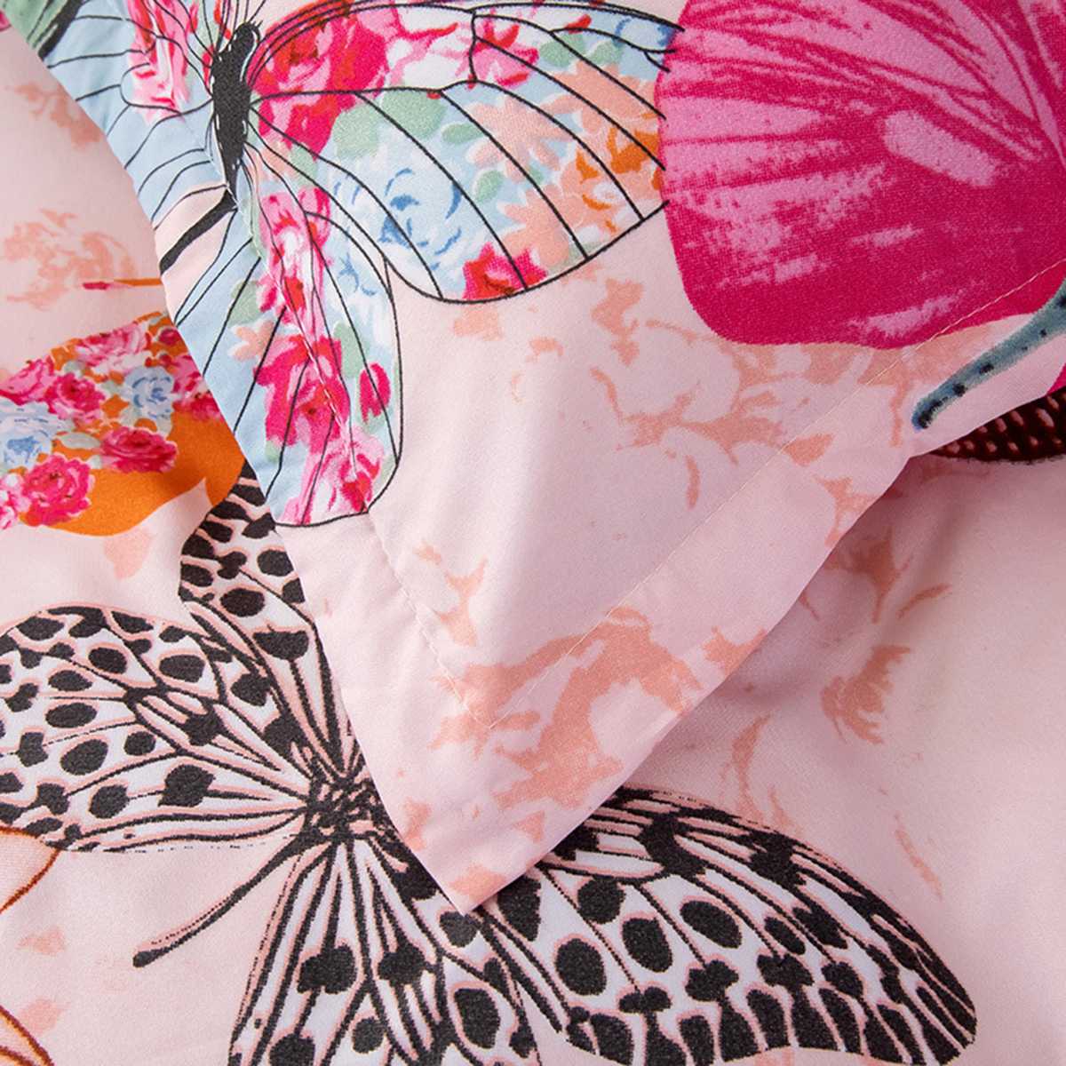 Product 1pcs 100% polyester printing fitted sheet with four corners and elastic band sheets WITH pillowcases