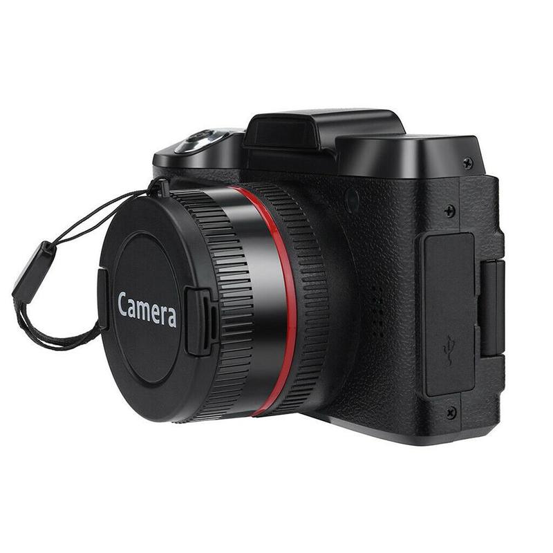 Câmera de vídeo profissional portátil hd 1080 p 16x zoom 2.4 polegada lcd tela cmos sensor vlogging câmera de vídeo