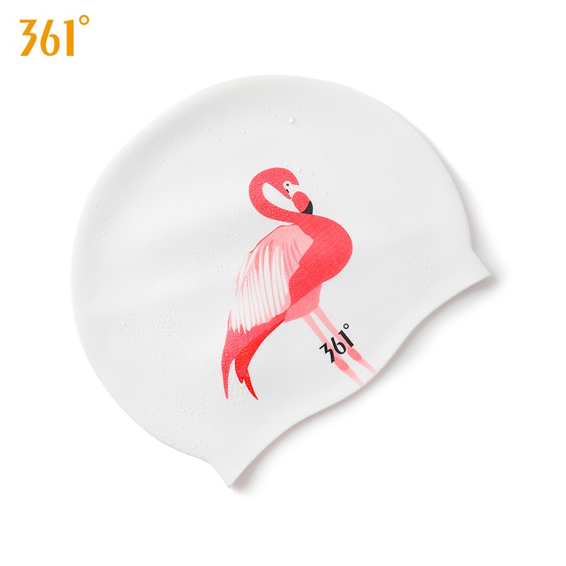 361 silikontrykte badehetter unisex badehette for voksne ørebeskytter langt hår vanntett for menn kvinner basseng sport svømmehatt
