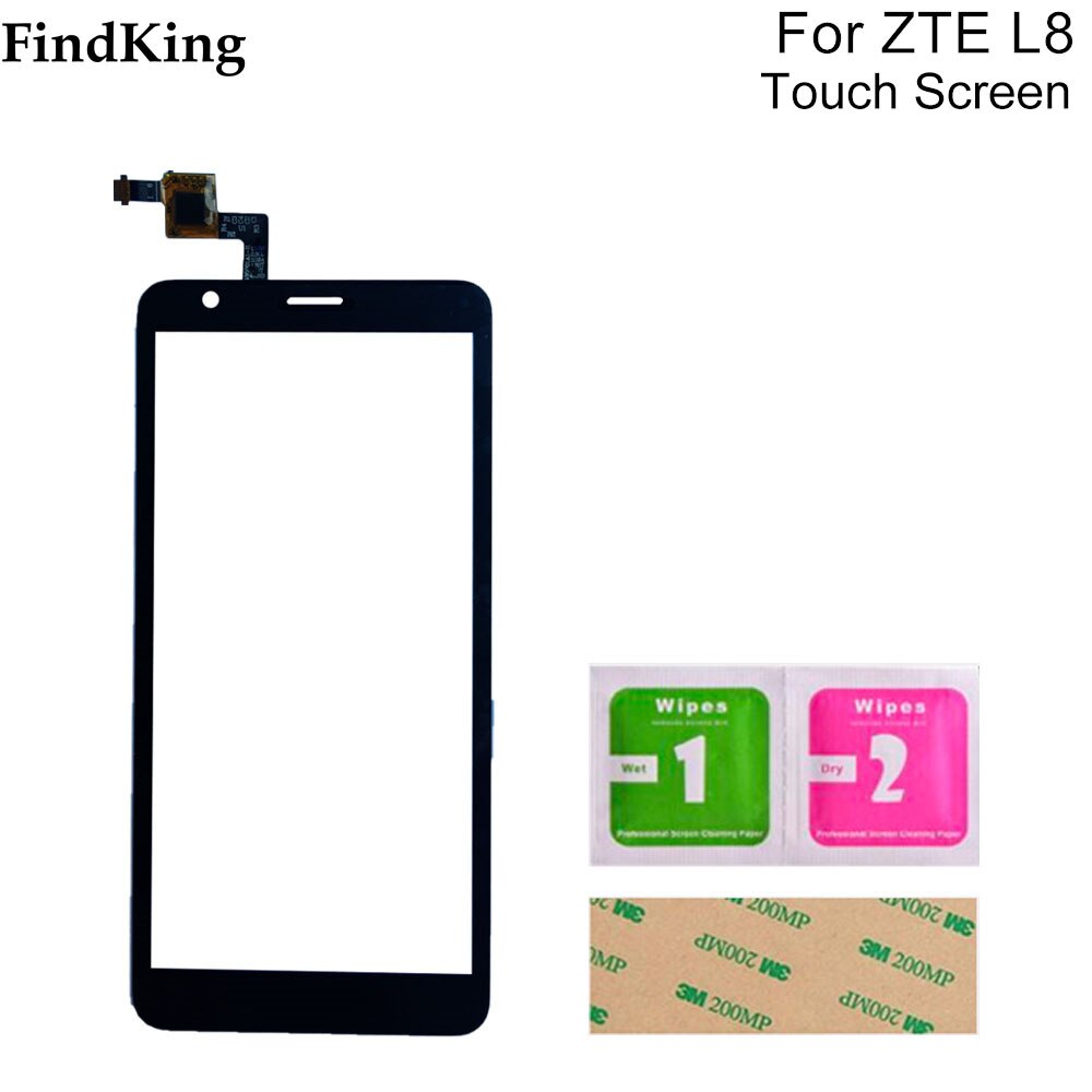 5.0 ''Mobiele Touch Screen Voor Zte Blade L8/Zte Blade A3 Touch Screen Voor Glas Sensor Gereedschap 3M Lijm: Black No Tools
