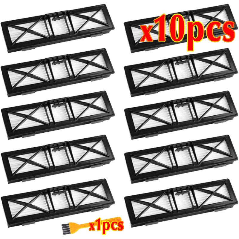 Pièces d'aspirateur filtre HEPA pour Neato Botvac connecté série D 945-0215 D3 D4 D5 D6 D7 D70 D75 D80 D85 filtres de remplacement: 10pcs filter