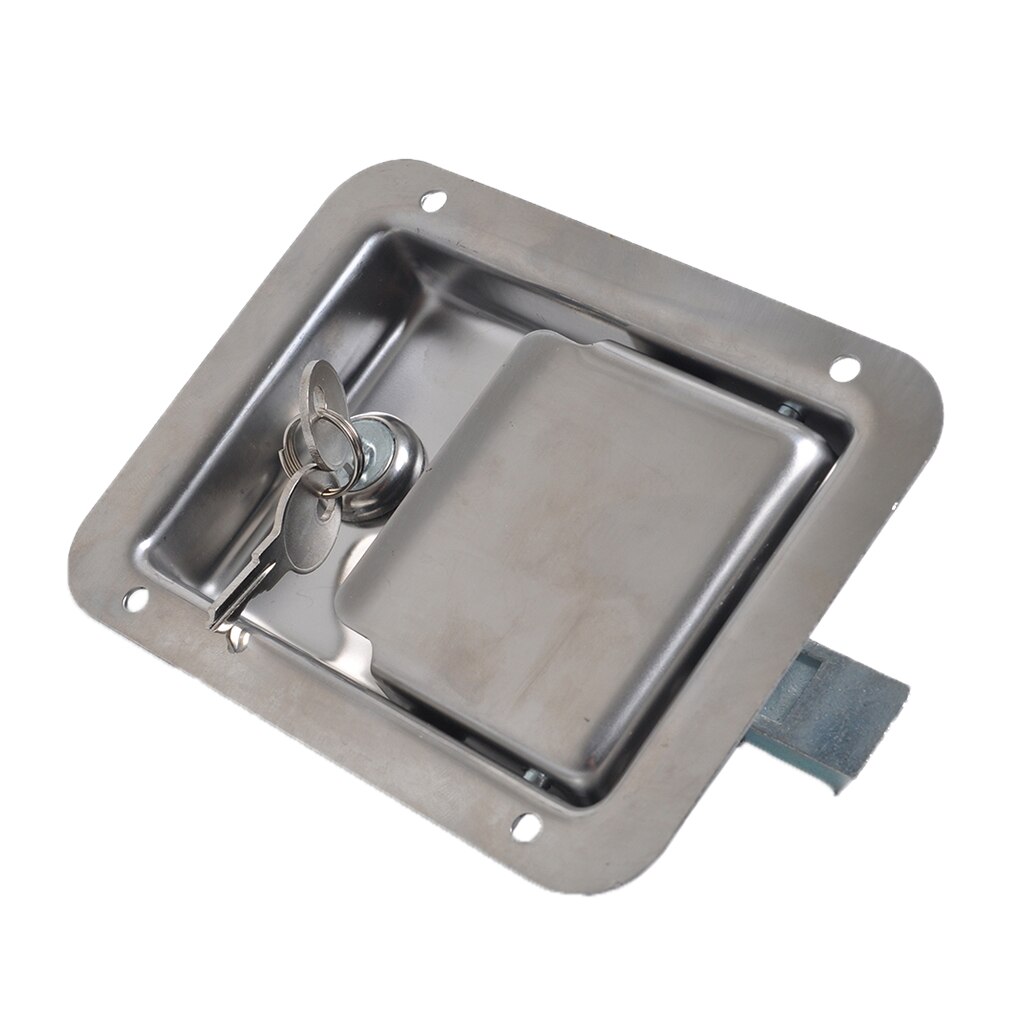 Edelstahl Werkzeug Box Wohnmobil Eintrag Riegelschloss Latch & Key & Dichtung