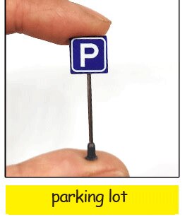 1PC HO Scale Traffic Signs Model Building Sand Table Accessories Micro Landscape Decor 1/87 Railroad Sign Игрушки: 1pc style1