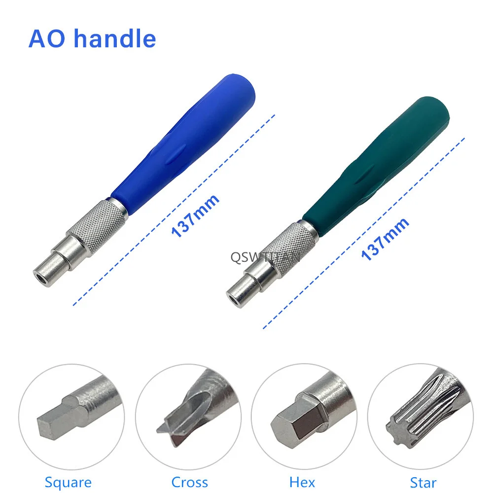 Orthopaedic Bone Screw Driver Instruments Spinal Pedicle Screw Nail Cap AO Driver Hex Screwdriver AO Plum Star Driver