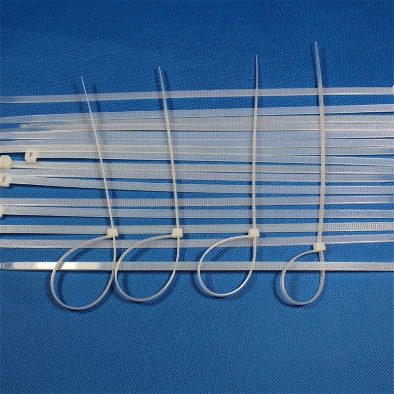 3x60 3x80 3x100mm nylon cable ties 100 PCS self-locking strap plastic fastener wire ties cable clamp packaging tape ribbon