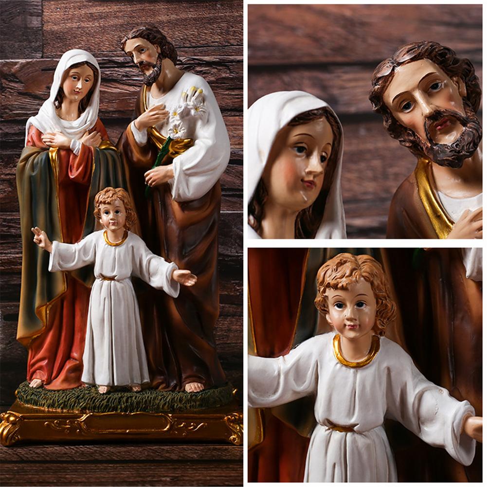 Jesus Decoration Religious Resin Crafts Nativity Ornaments