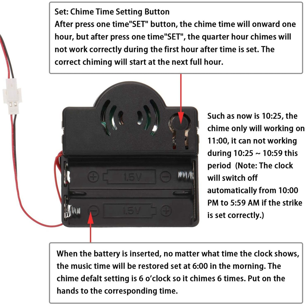 Quartz Pendulum Trigger Clock Movement Chime Westminster Melody Mechanism Clock Kit met 3 paar wijzers