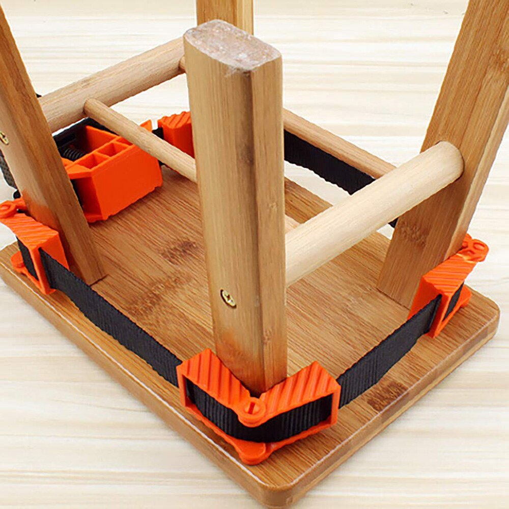 Multifunction Belt Clamping Tools Woodworking Quick Adjustable Band Clamp Polygonal Clip 90 Degrees Binding Belt Clamp