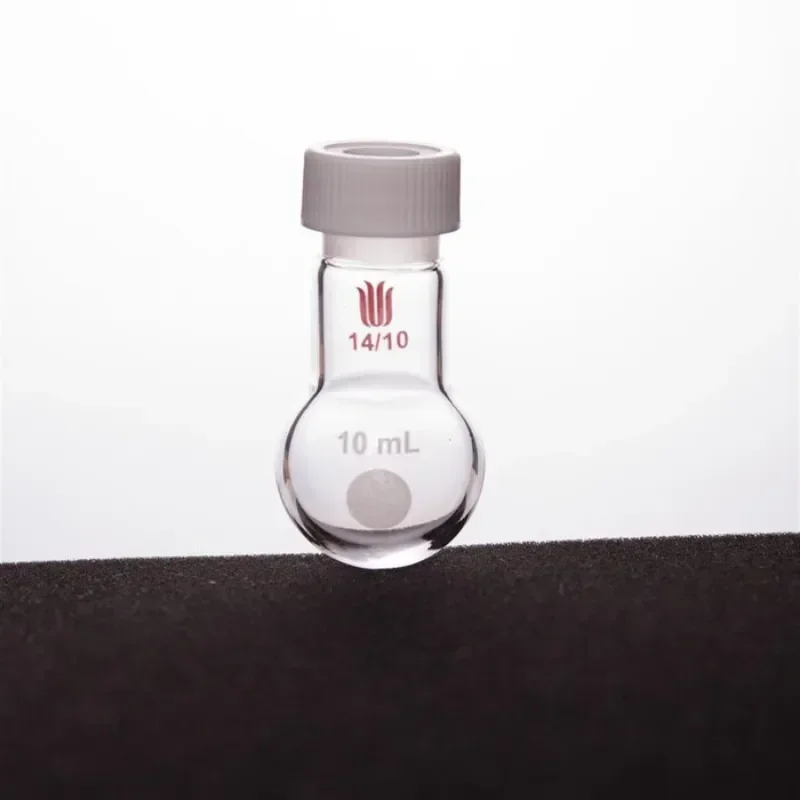 Laboratoryjna kolba z okrągłym dnem, 14/10, pojemność 5/10/25 ml, szklana kolba