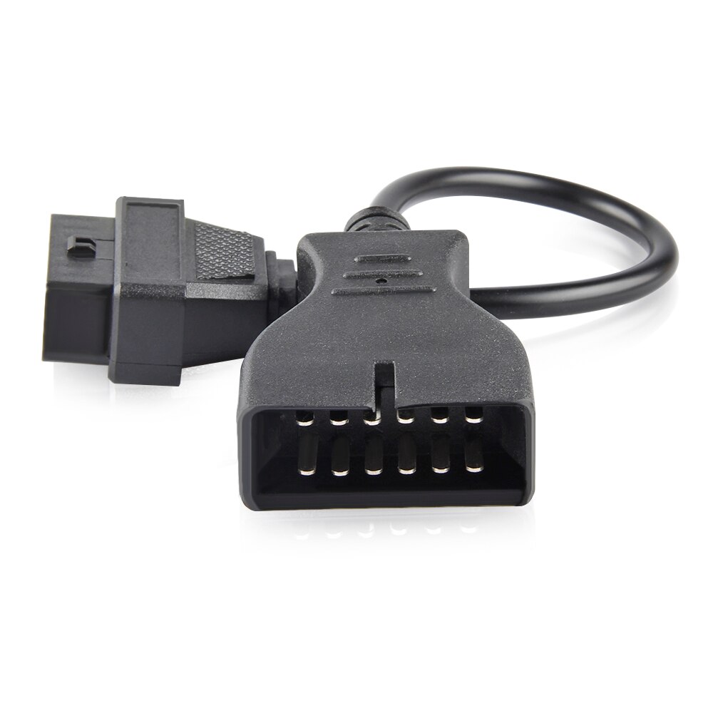 For Dae-woo GM12 Vehicles OBD2 Cable for GM 12PIN OBD Connector 12-16PIN Diagnostic Line Auto Connector 12 PIN Cable Adapter