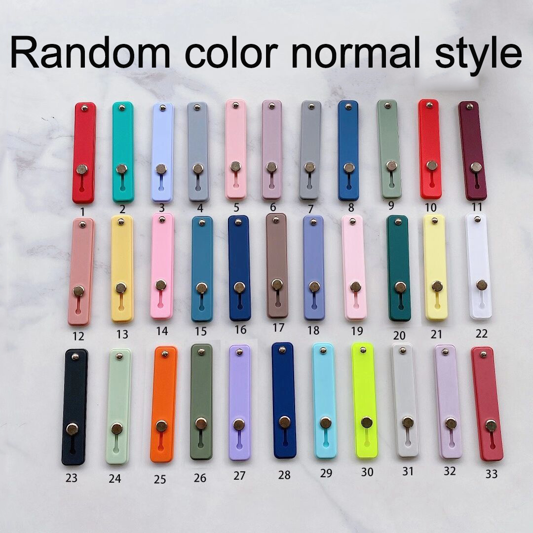 Folding Phone Holder Phone Back Bracket Sticky Ring Steady Finger Kickstand Cell Phone Grip Holder Wristband Stand Hand Strap: MULTICOLOR