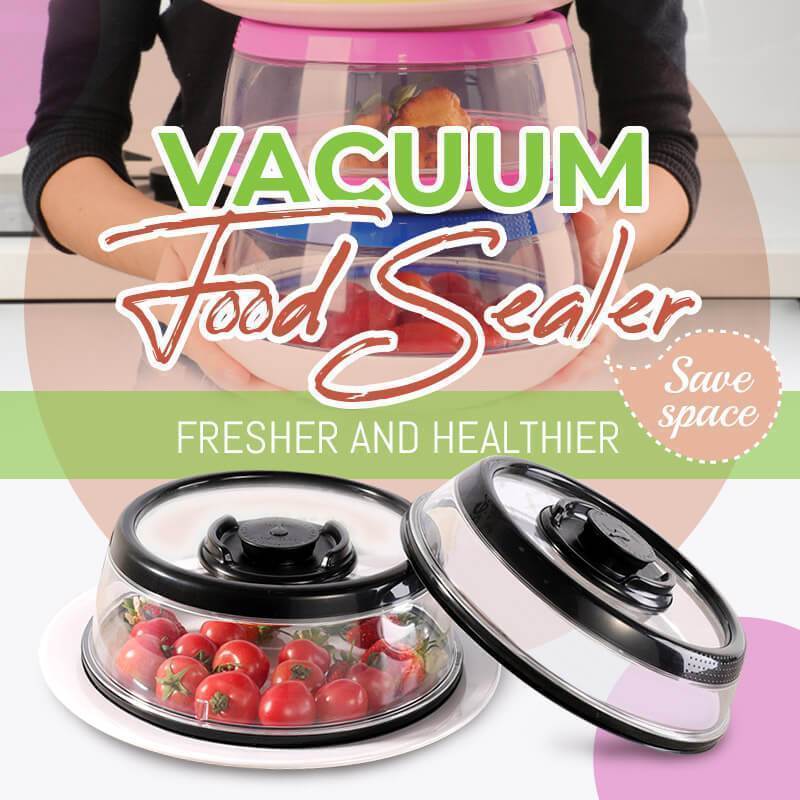 Plastic Vacuum Food Sealer Cover Kitchen Instant Vacuum Food Sealer Fresh Cover Refrigerator Dish Cover Kitchen Tool Vacuum Food