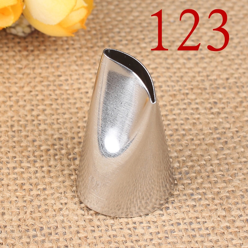 Noyau de tulipe Rose 123 #, bouche de décoration en acier inoxydable 304, soudage, polissage, cuisson de gâteaux, outil de bricolage