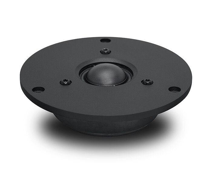 1 Pieces Original HiVi Q1R/Q2R 4&#39;&#39; Black Fabric Dome Tweeter Speaker Driver Unit Magnetism Shielded 6ohm/15W RMS D116mm
