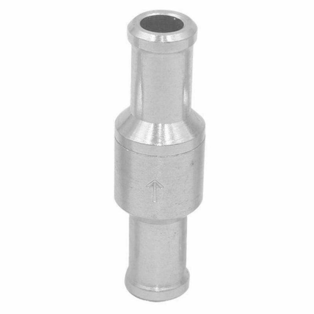 One Way Check Valve Aluminium Alloy Fuel Non Return Check Valve Petrol Diesel for Car Automobile Oil Water Pumps 10mm Durable
