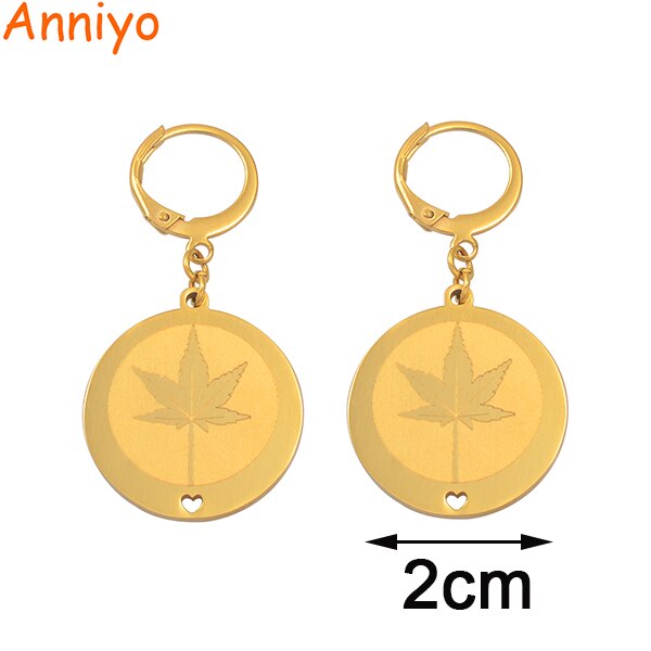 Kiribati Na Moda da Cor do ouro Brincos para Mulheres Meninas Com Flores Coração Forma Água-gota de Metal Presentes de Jóias Árabe # j0413: 2cm earrings