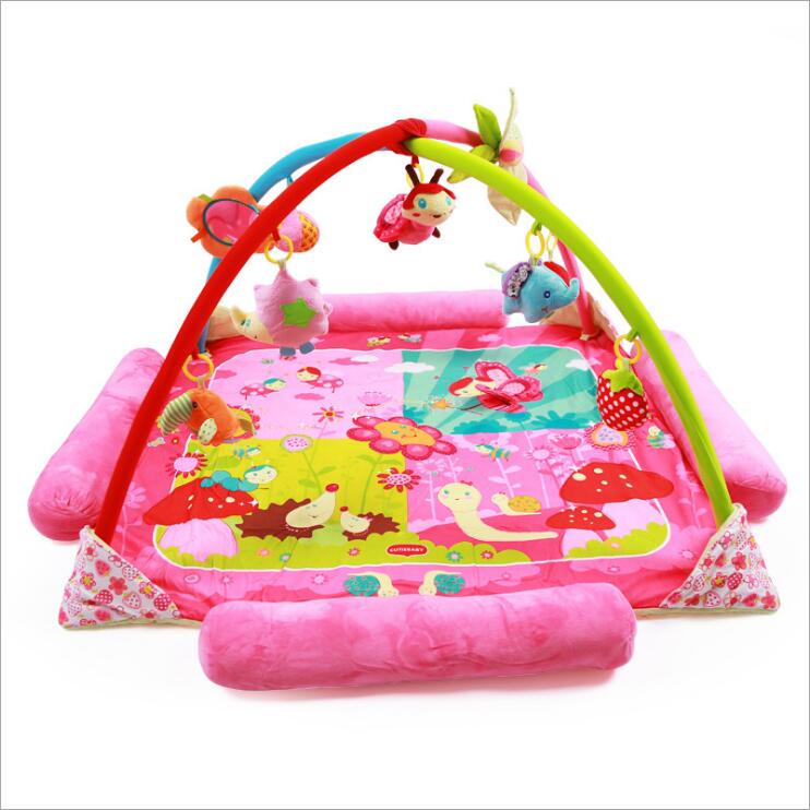 Juguetes para bebés, juego de valla para gatear, barandilla segura, obstáculos para niños, juego de algodón real, guardia, espejos de juguete para bebés, juguetes para bebés de 0 a 12 meses: red