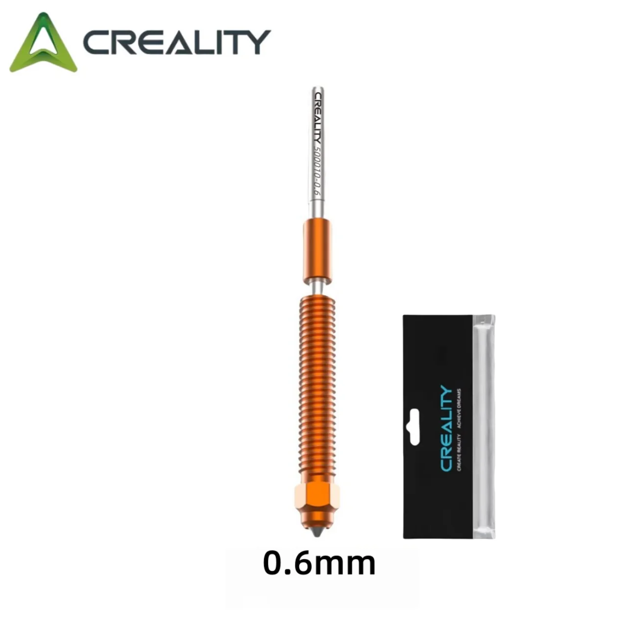 Creality "Unicorn" K2 Plus Hi Combo Quick-Swap Nozzle Kit 0.4mm/0.6mm/0.8mm All-metal integrated Nozzle for K2 Plus Hi Combo: 2.25mm / green