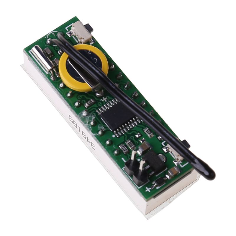 Ootdty digital bil ledet elektronisk klokkeslett temperatur spenning 3 i 1 måler 12v 5-20v