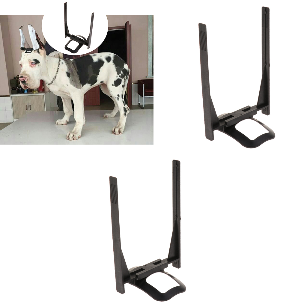 2 stk. kæledyrsforsyning til øreplejeværktøj til hunde ørestående klistermærke til store hunde