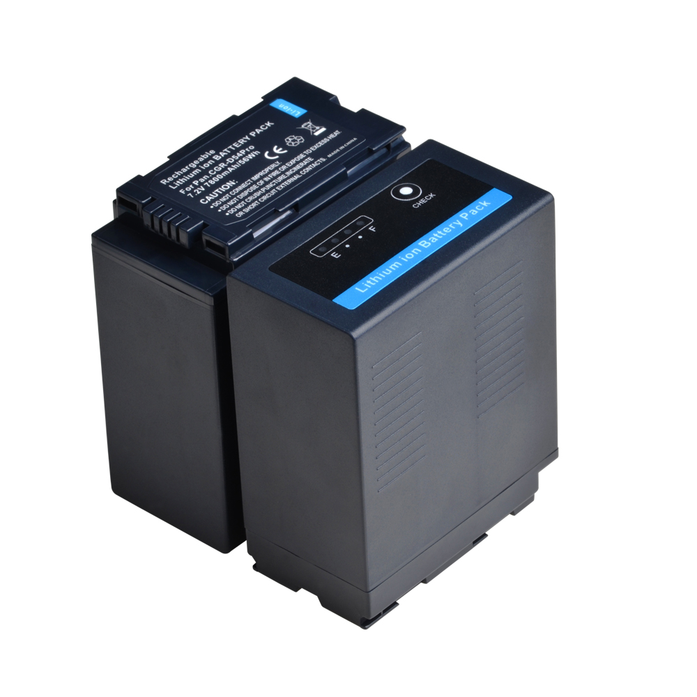 1pc CGR-D54pro CGR D54 D54S Battery with LED Power Indicators for Panasonic AG-AC8PJ,AG-AC90A,AG-HPX250,HC-X1000,AG-HPX255