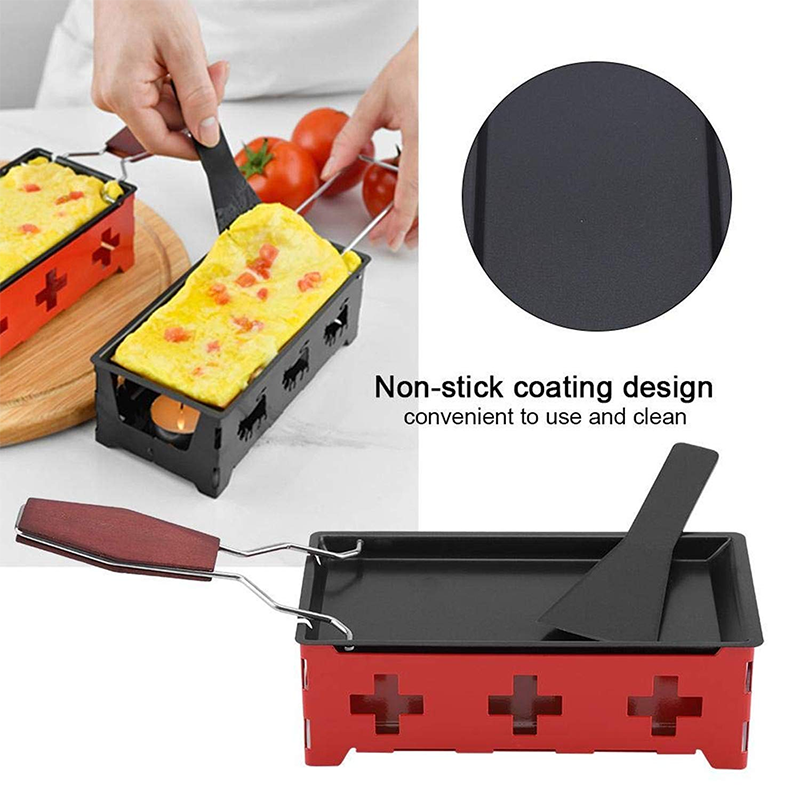 Kaas Raclette Rekbaar Non-stick Kaas Rotaster Bakplaat Iron Metalen Grill Plaat Keuken Kaas Smelter Accessoires