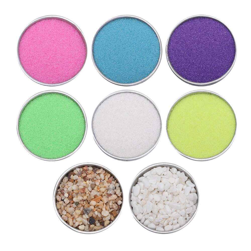 1 Bag Miniatures Garden Micro Landscape Sand Mini Stone Terrarium Ornament Aquarium Water Funtain Figurine DIY Accessories