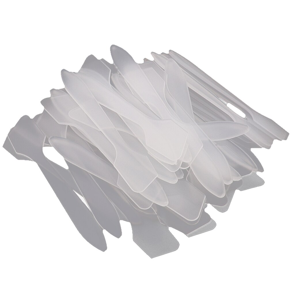100 PCS Disposable Makeup Frosted Tip Spatulas Cosmetic Mask Spatula For Easy Mixing And Sampling (3.1x0.6 inch)