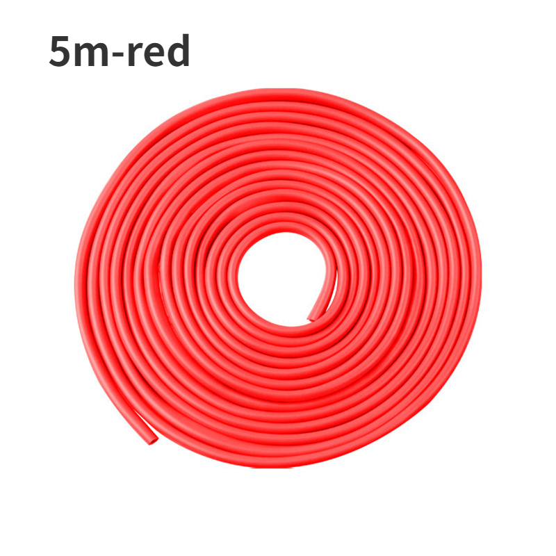 5m Adhesive Scratch Tools Car Door Edge Rubber Scratch Protector Strips Car Styling Mouldings Protection Side Doors Moldings: Brown