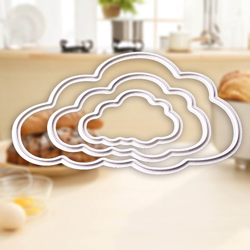 3 Pcs Wolken Metalen Stansen Sterft Scrapbooking Embossing Map Pak Voor Shot Snijmachine