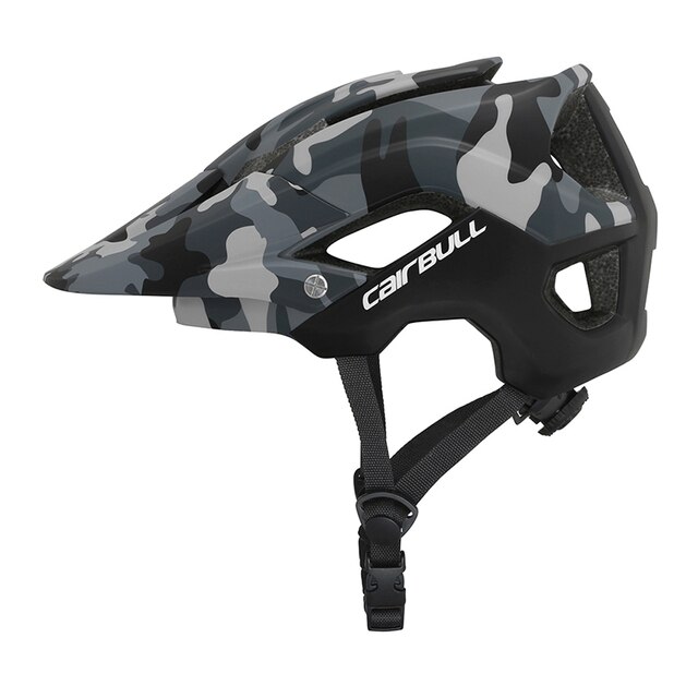Cairbull MTB Bicycle Helmet Mountain Bike Removable Sun Visor XC DH AM HardTrail ENDURO Cycling Outdoor Safety Helmet: Camouflage / M(54-58CM)