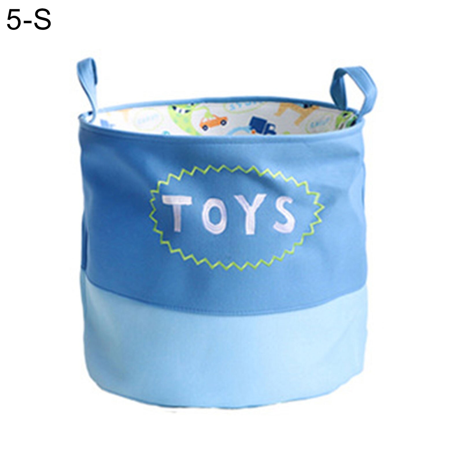 Baby Laundry Basket Cute Dinosaur Foldable Toy Storage Bucket Picnic Dirty Clothes Basket Box Canvas Organizer Cartoon Animal: E 38 x 28 x 37 cm