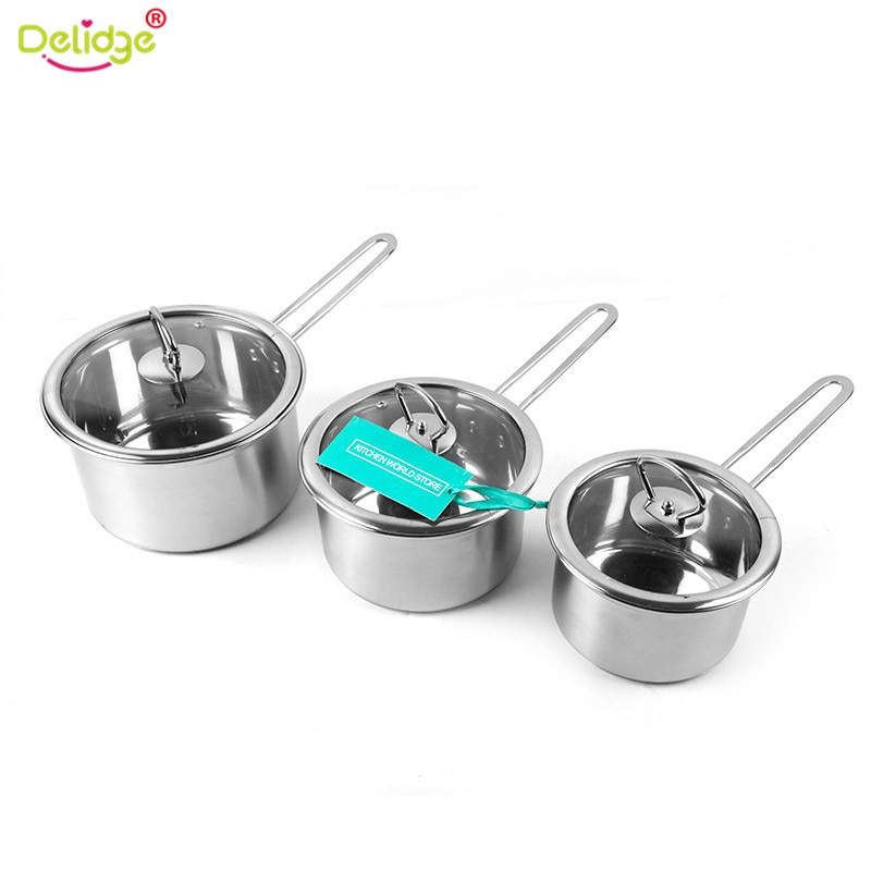 Delidge 1 pc 16 18 20 cm kookpot, verschillende maten, roestvrij staal, instant noedels, mike eiersoep, kookpot, keuken kookgerei