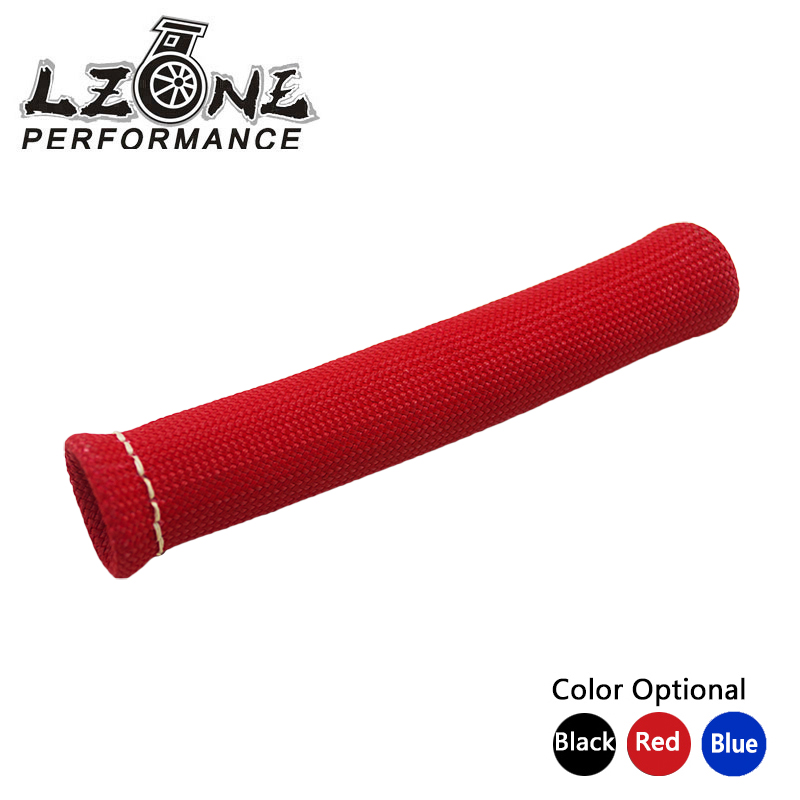 LZONE - Universal Fiberglass Spark plug Heat Protector Sleeve sleeving fuel A/C oil line wiring 6'' BLACK,RED,BLUE JR-SPH11