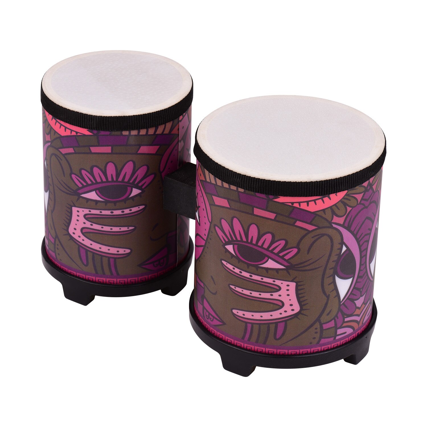 50cm professionele djembe drum bongo drum bush drum percussie motief olifant Afrika stijl - (zeer goed instrument voor dames en tieners goede bas