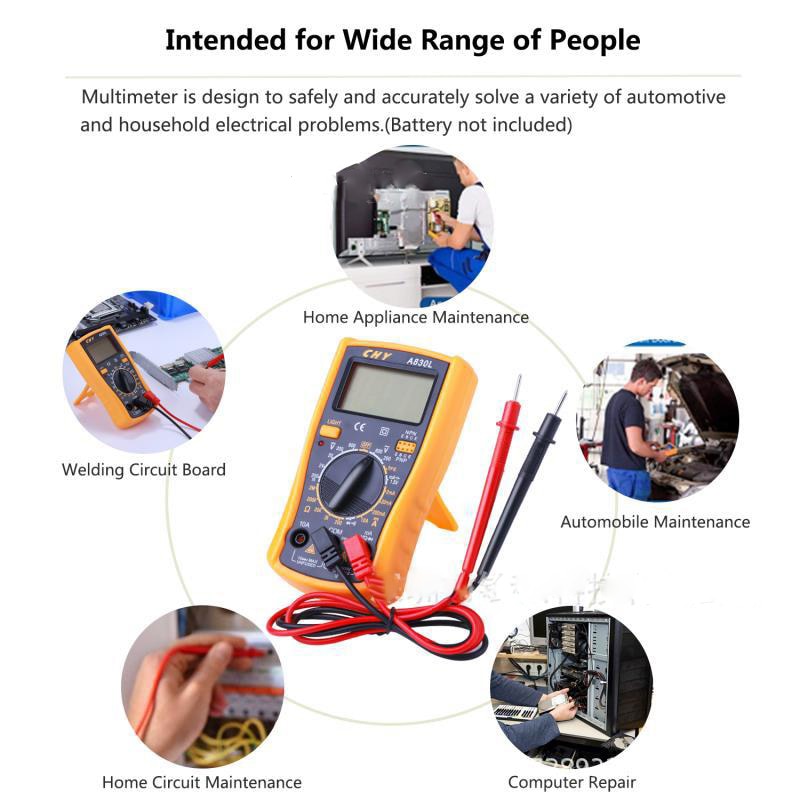 110v 220v 60w iron welding kit with adjustable temperature welding tool AD / DC portable multimeter welding repair tool