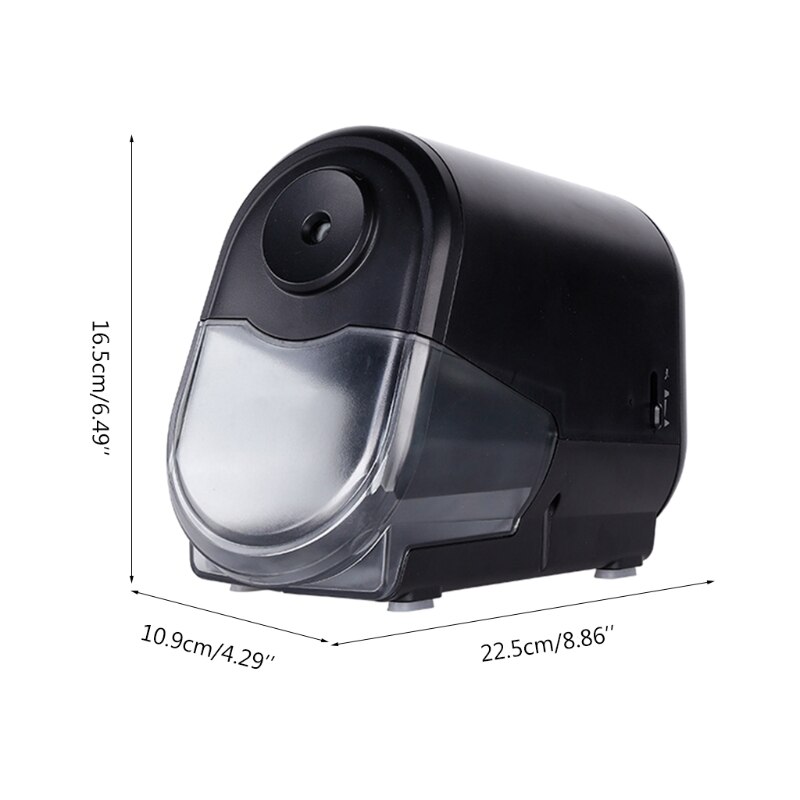 Sacapuntas eléctrico H05B para niños, enchufe de lápiz de color/madera, resistente, automático