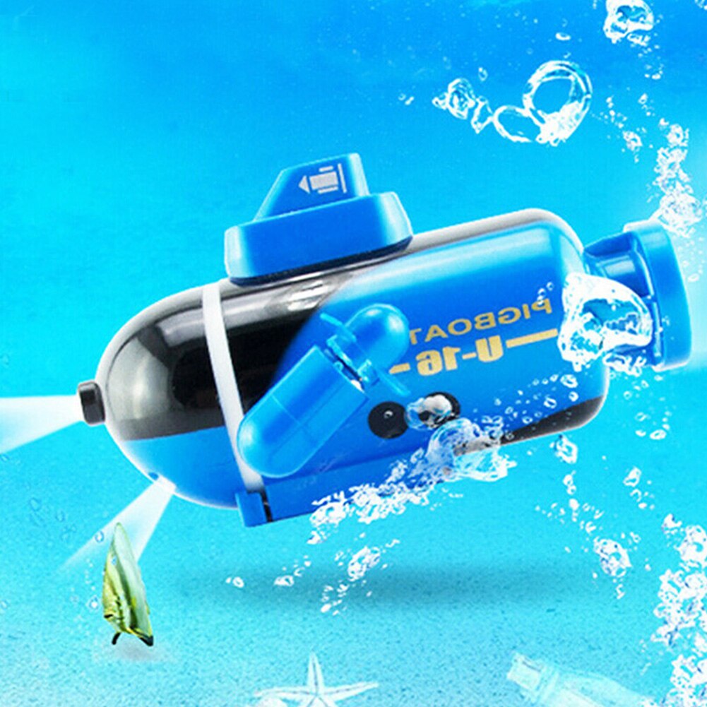 Remote Control Water Diving Electric Plastic Durable Rechargeable Indoor Submarine Boat Toy Fish Tank Home Children Mini: Default Title