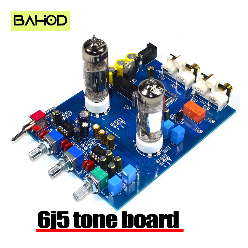 BAHOD HIFI 6J5 electronic tube front-end audio amplifier 4.2 Bluetooth board NE5532 tone board: Default Title