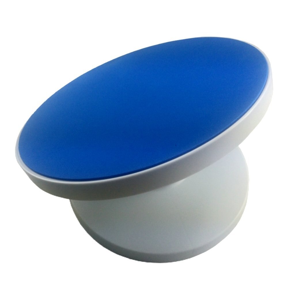 Plastic Cake Revolving Stand Tilting For Make Icing Easy turntable platform Fondant Cake Decorating Tools (Dia.23cm)