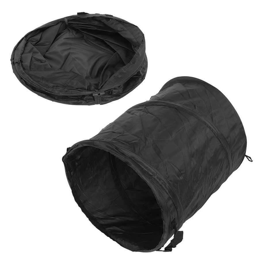 Cubo de basura plegable para jardín, bolsa de almacenamiento de hojas para plantas, portátil, para acampar, Picnic, contenedor de residuos para jardín