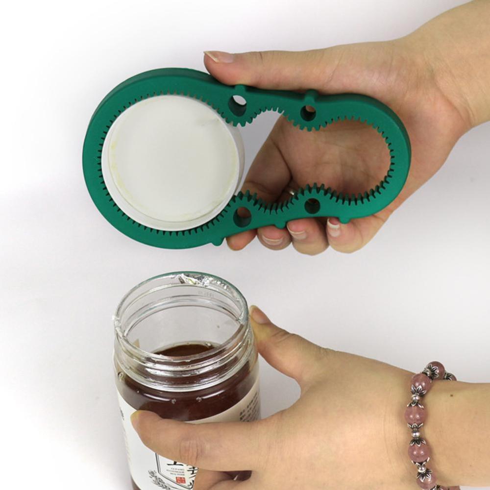 Creatieve Jar Opener Multifunctionele Pot Deksels Fles Cap Grip Twister Rubber Opener Tool voor Soda Flessen Specerijen Blik Goederen