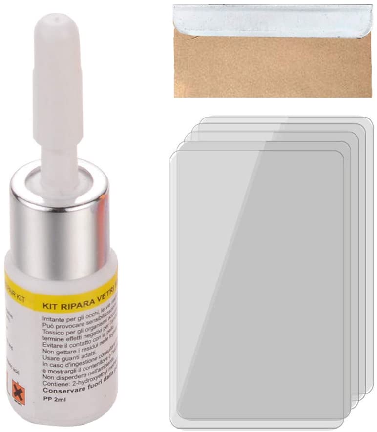 Windshield Repair Kit Car Windshield Repair Resin Kit DIY Auto Glass Crack Restore Tool Car Window Screen Curing Glue: White