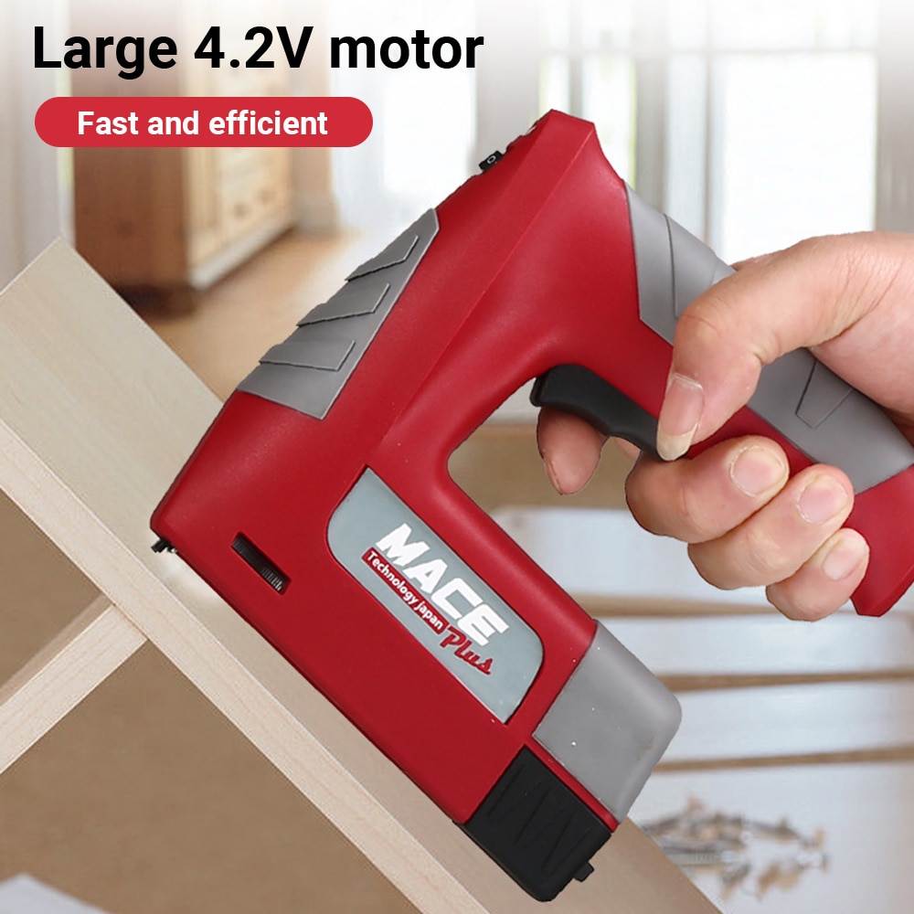 Portable MT-SG4.2VKIT Cordless Electric Nail Rechargeable Lithium Battery Carpenter's Nail Gun Woodworking Tools