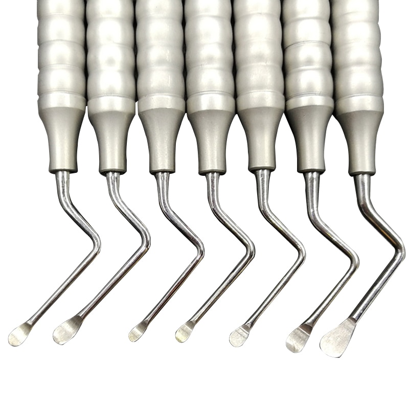 Curette dentaire de , curette dentaire, cuillère, nettoyage parodontal, fragments d&#39;os pour clinique dentaire