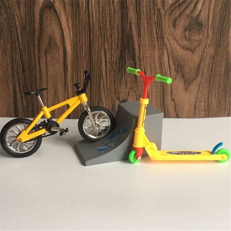 Mini hulajnoga dwukołowiec skuter zabawki edukacyjne dla dzieci Mini hulajnoga fingerboard Bike