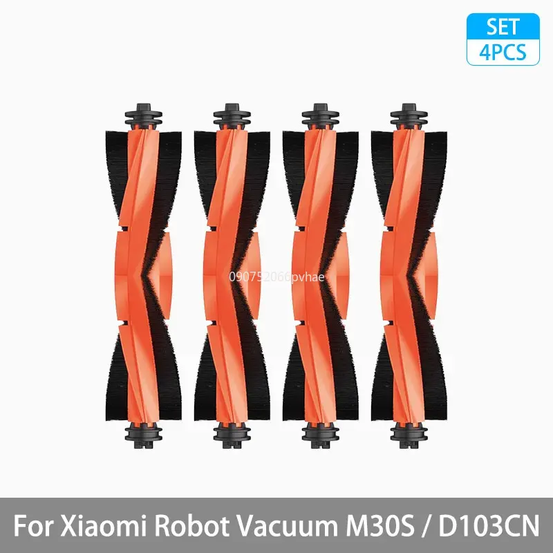 Piezas de repuesto para Robot aspirador Xiaomi Mijia M30S D103CN, consumibles, Cepillo Lateral principal, filtro Hepa, paño de mopa, bolsa de polvo, accesorios: Naranja